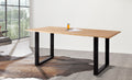 #naturfarben #220x100 #u-gestellschwarz