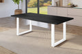 #holzgrau-optik #180x90 #u-gestellweiß