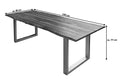 #140x80 #u-gestellschwarz