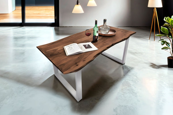 #nussbaumfarben #280x100 #u-gestellsilber