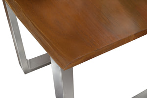 #nussbaumfarben #90x90 #u-gestellsilber
