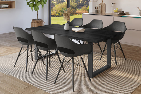 #holzgrau-optik #180x90 #u-gestellschwarz