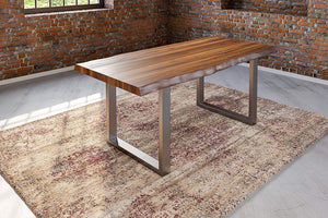 #nussbaumfarben #280x100 #u-gestellsilber