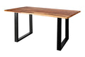 #sheeshamnaturfarben #160x85 #u-gestellschwarz