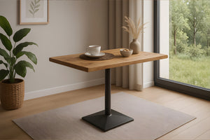 #mangonaturfarben #80x60 #säulen-gestelleckigschwarz