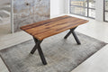 #sheeshamnaturfarbenlackiert #160x85 #x-gestellschwarz
