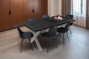 #graufarben #180x90 #x-gestellsilber