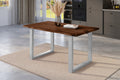 #nussbaumfarben #140x80 #u-gestellsilber