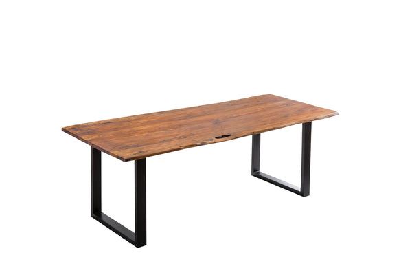 #nougatfarben #220x100 #u-gestellschwarz