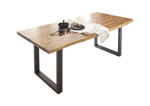 #naturfarbenlackiert #180x90 #u-gestellschwarz