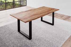 #naturfarben #200x100 #u-gestellschwarz