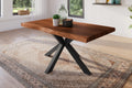 #akazienussbaumfarben #160x85 #spider-gestellschwarz