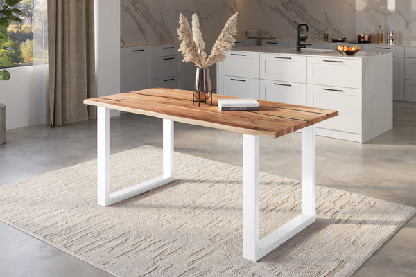 #naturfarben #160x85 #u-gestellweiß