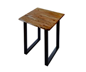 #nussbaumfarben #80x80 #u-gestellschwarz