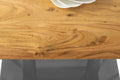 #akazienaturfarben #120x60 #säulen-gestellsilber