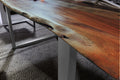 #nussbaumfarben #180x90 #u-gestellsilber