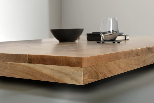 #akazienaturfarben #240x100 #spider-gestellschwarz