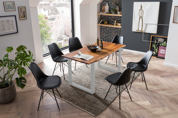 #nougatfarben #160x85 #u-gestellsilber
