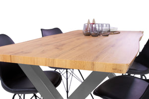 #wildeichenfarben #160x85 #x-gestellsilber