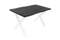 #graufarben #140x80 #x-gestellweiß