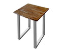 #nussbaumfarben #80x80 #u-gestellsilber