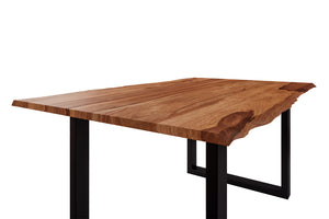 #teakfarben #160x85 #u-gestellschwarz