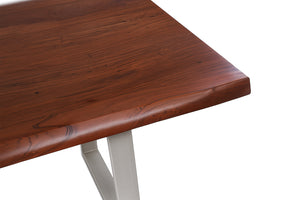 #nussbaumfarben #260x110 #u-gestellsilber