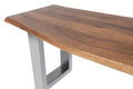 #nussbaumfarben #120cm #u-gestellsilber