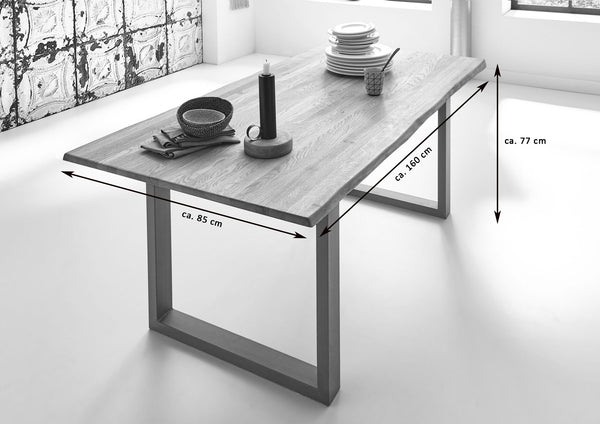 #160x85 #u-gestellsilber
