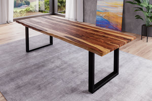 #sheeshamnaturfarbenlackiert #260x100 #u-gestellschwarz