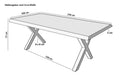 #mangoroughfarben #220x100 #x-gestellsilber