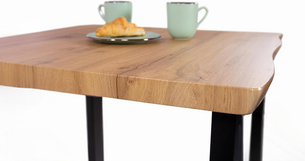 #holzwildeichen-optik #schalenstuhlschwarz