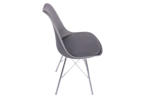 #grau #55cm #metallgestellchrom