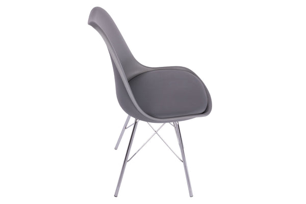 #grau #55cm #metallgestellchrom