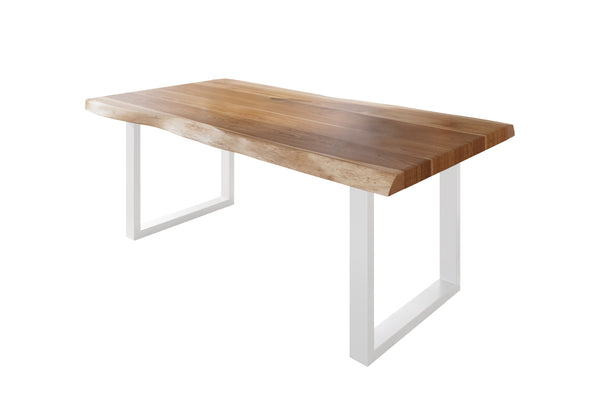 #akazienaturfarben #160x85 #u-gestellweiß