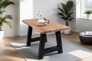 #naturfarben #120x80 #a-gestellschwarz