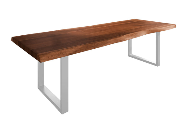 #nussbaumfarben #260x120 #u-gestellsilber