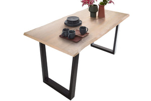 #grau-sandgestrahlt #200x100 #v-gestellschwarz