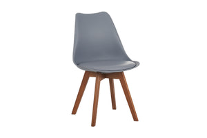 #holznussbaum-optik #140x80 #schalenstuhlgrau