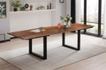#nussbaumfarben #180(280)x90 #u-gestellschwarz