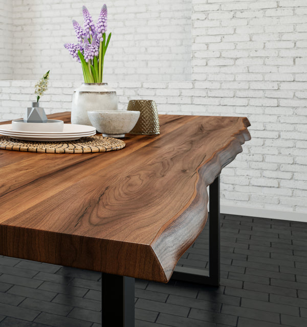 #nussbaumfarben #300x100 #u-gestellschwarz