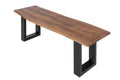 #nussbaumfarben #140cm #u-gestellschwarz