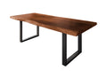 #akazienussbaumfarben #220x100 #u-gestellschwarz