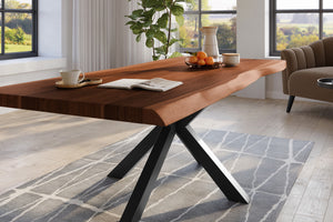 #nussbaumfarben #240x120 #spider-gestellschwarz