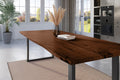 #nussbaumfarben #260x100 #u-gestellschwarz