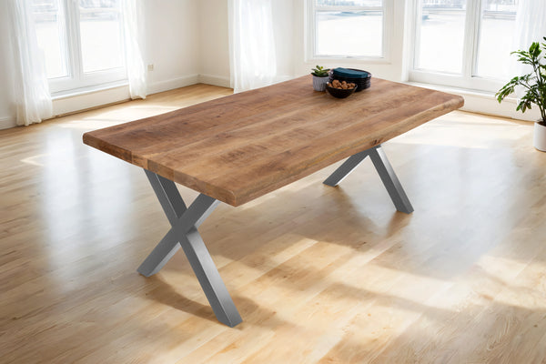#mangoroughfarben #220x100 #x-gestellsilber