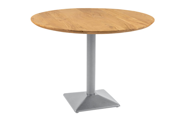 #akazienaturfarben #90x90 #säulen-gestelleckigsilber