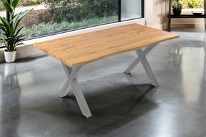 #wildeichenfarben #180x90 #x-gestellsilber