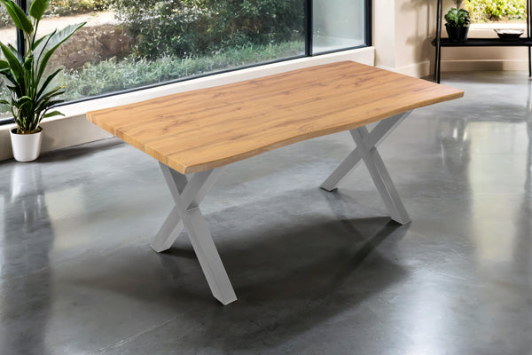 #wildeichenfarben #180x90 #x-gestellsilber