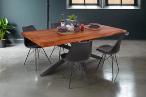 #nussbaumfarben #180(280)x90 #spider-gestellschwarz